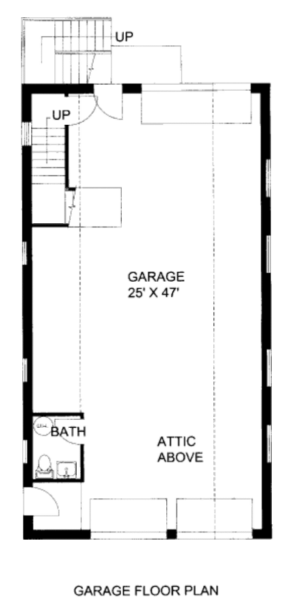 Bungalow Floor Plan - Main Floor Plan #117-660