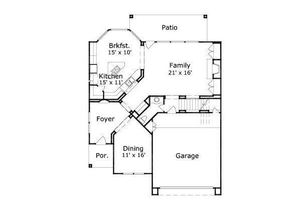 Floor Plan - Main Floor Plan #411-248