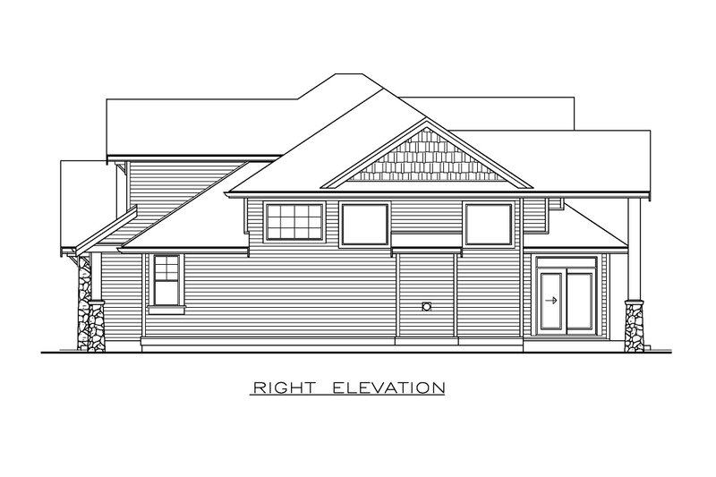 Home Plan - Exterior - Other Elevation 1 for Craftsman House Plan #1100-160 - 3 bed, 2.5 bath