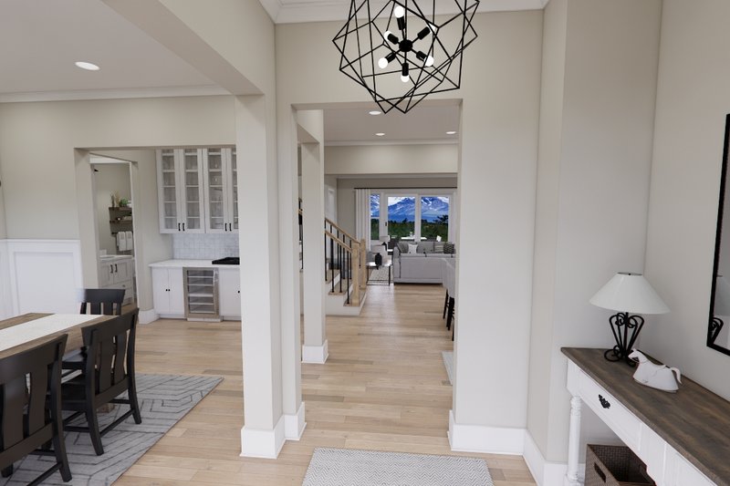 Dream House Plan - Interior - Entry 2 for Craftsman House Plan #51-1561 - 3 bed, 3.5 bath
