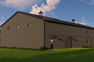 Exterior - Rear Elevation for Country House Plan #1064-200 - 3 bed, 2.5 bath