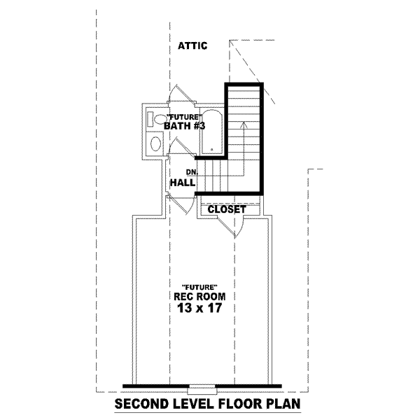 European Floor Plan - Upper Floor Plan #81-1516