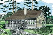 Ranch Style House Plan - 3 Beds 1 Baths 1183 Sq/Ft Plan #47-360 