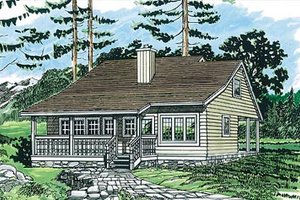 Ranch Exterior - Front Elevation Plan #47-360