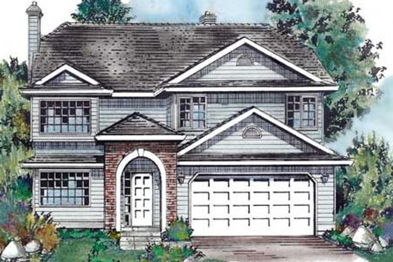 Home Plan - Traditional Exterior - Front Elevation Plan #18-9242