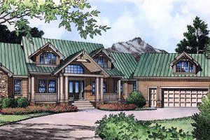 Traditional Exterior - Front Elevation Plan #417-411