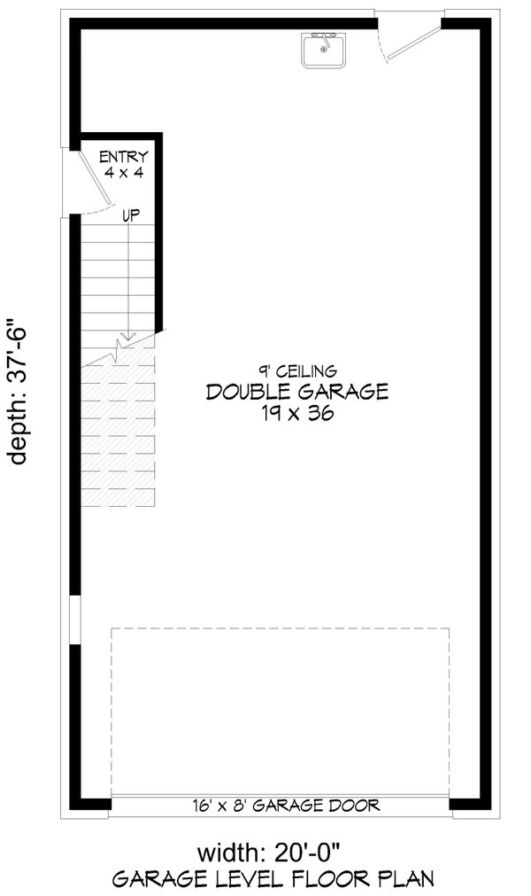 House Blueprint - Country Floor Plan - Lower Floor Plan #932-1394
