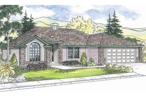 Traditional Exterior - Front Elevation Plan #124-569