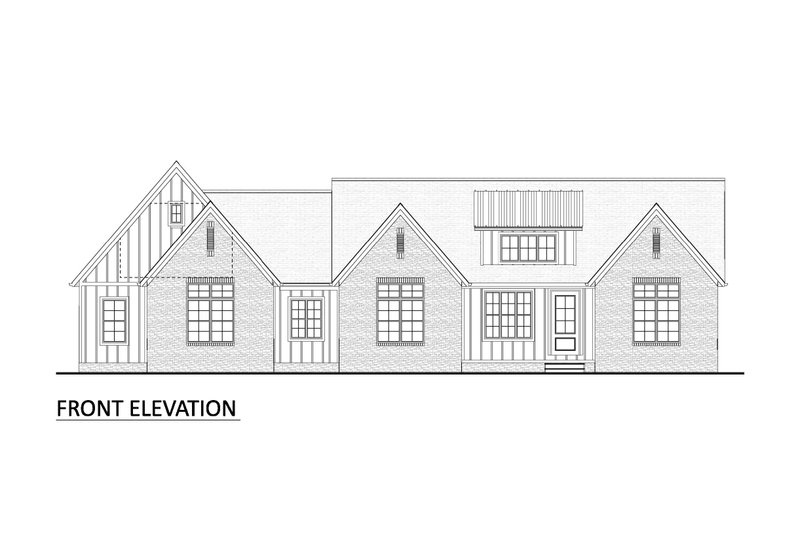 Architectural House Design - Exterior - Front Elevation 4 for Country House Plan #1089-23 - 3 bed, 2 bath