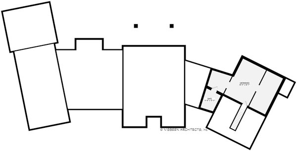 Architectural House Design - Contemporary Floor Plan - Lower Floor Plan #928-377