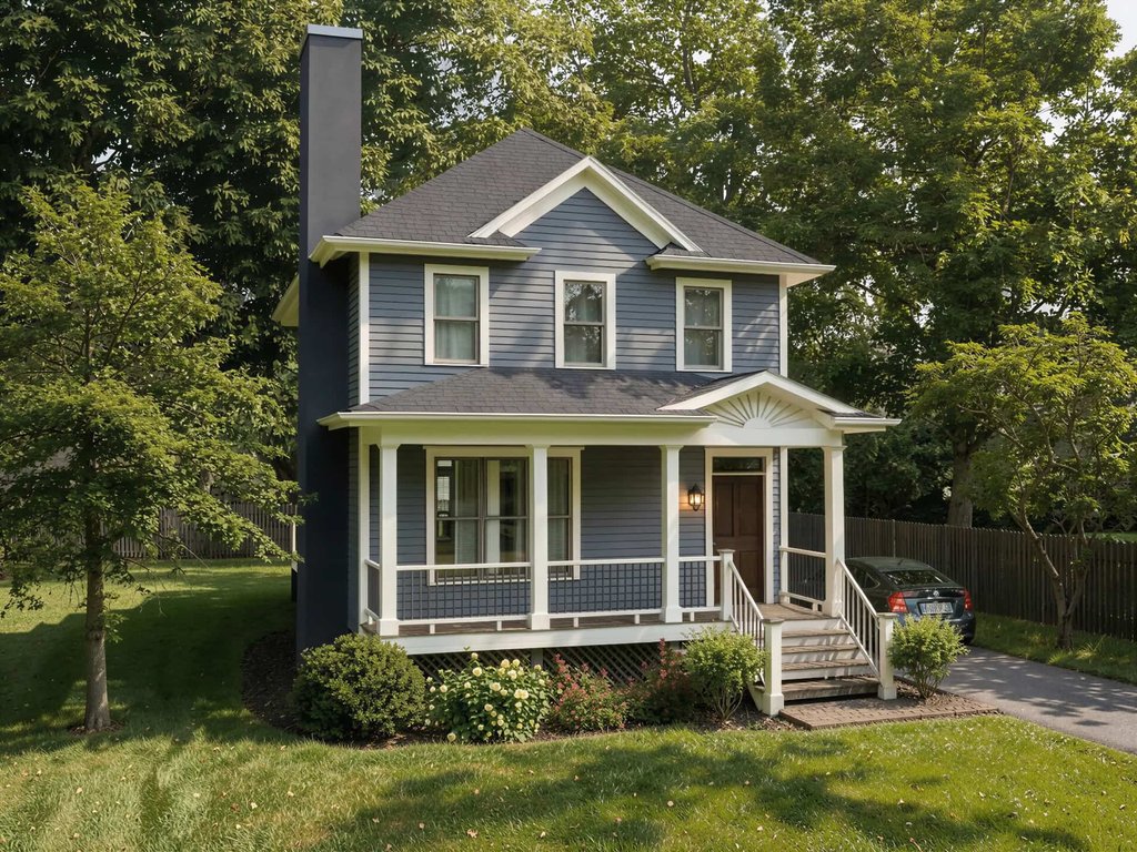 Exterior - Front Elevation 2 for Farmhouse House Plan #79-172 - 3 bed, 2.5 bath