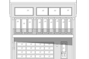 Exterior - Front Elevation 3 for Contemporary House Plan #932-300 - 1 bed, 1.5 bath