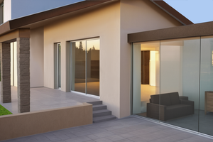 Exterior - Front Elevation 3 for Contemporary House Plan #542-20 - 5 bed, 5 bath