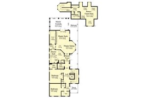 Floor Plan - Upper Floor for Southern House Plan #930-407 - 5 bed, 5.5 bath