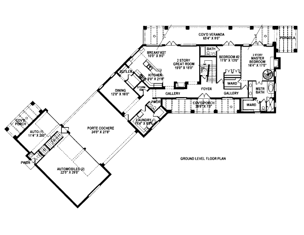 European Floor Plan - Main Floor Plan #141-313