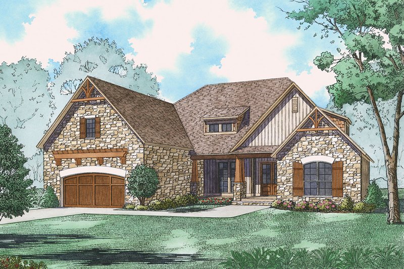 Dream House Plan - Ranch Exterior - Front Elevation Plan #923-89