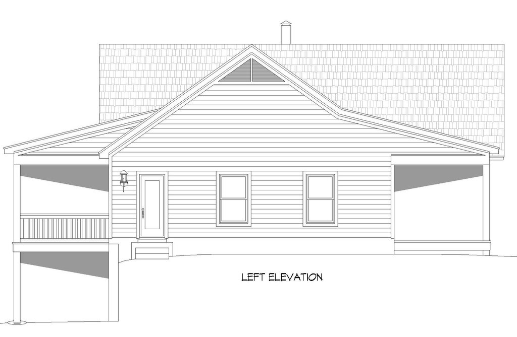 Ranch Style House Plan - 2 Beds 2 Baths 1500 Sq/Ft Plan #932-572