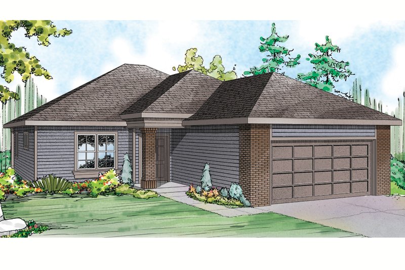 House Plan Design - Traditional Exterior - Front Elevation Plan #124-914