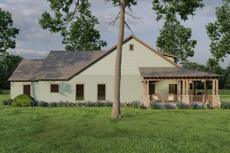 House Blueprint - Exterior - Other Elevation for Country House Plan #923-341 - 2 bed, 2 bath