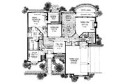 European Style House Plan - 4 Beds 2.5 Baths 3448 Sq/Ft Plan #310-939 