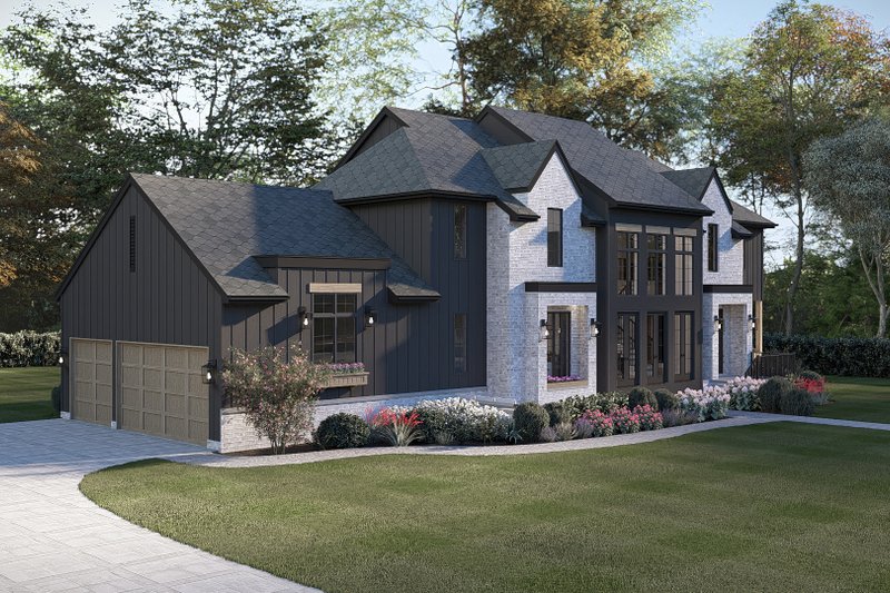 Home Plan - Exterior - Other Elevation for Cottage House Plan #455-806 - 3 bed, 4 bath