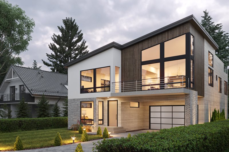 House Design - Exterior - Other Elevation for Contemporary House Plan #1066-270 - 4 bed, 3.5 bath
