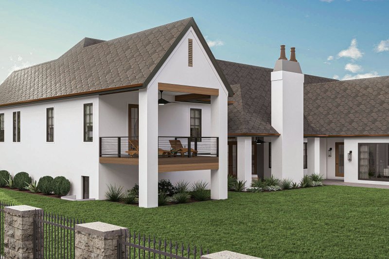House Design - Exterior - Other Elevation for Modern House Plan #455-450 - 5 bed, 4.5 bath