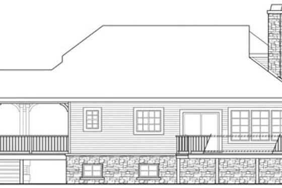 Exterior - Other Elevation for Craftsman House Plan #124-784 - 3 bed, 2.5 bath