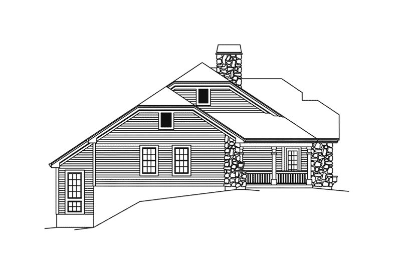 Home Plan - Exterior - Other Elevation for Country House Plan #57-691 - 3 bed, 2.5 bath