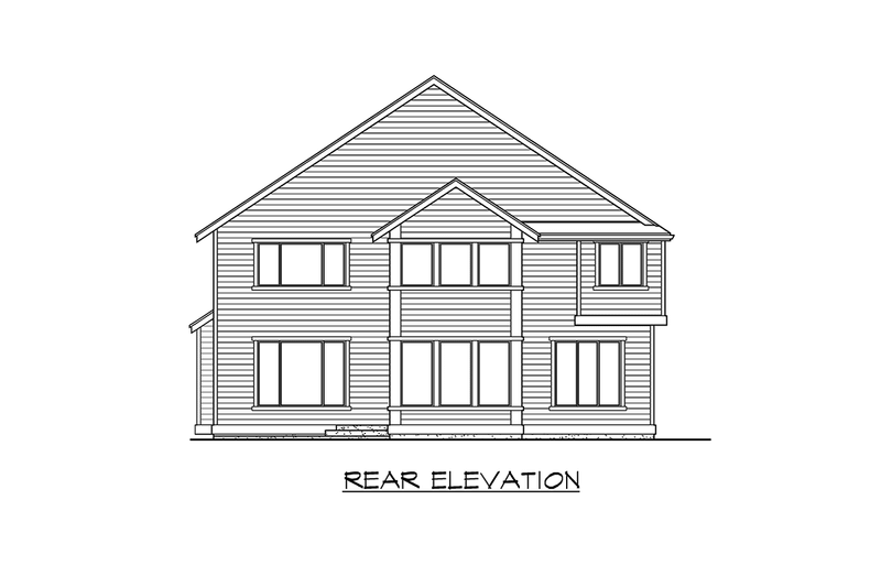 Architectural House Design - Exterior - Other Elevation 2 for Traditional House Plan #132-147 - 4 bed, 2.5 bath