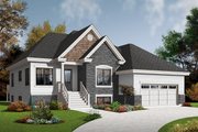 Country Style House Plan - 2 Beds 1 Baths 1387 Sq/Ft Plan #23-2526 Exterior 
