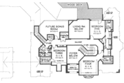 European Style House Plan - 5 Beds 5.5 Baths 6249 Sq/Ft Plan #310-353 