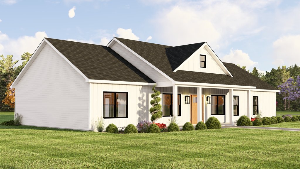 Exterior - Other Elevation 2 for Farmhouse House Plan #1064-98 - 4 bed, 2.5 bath