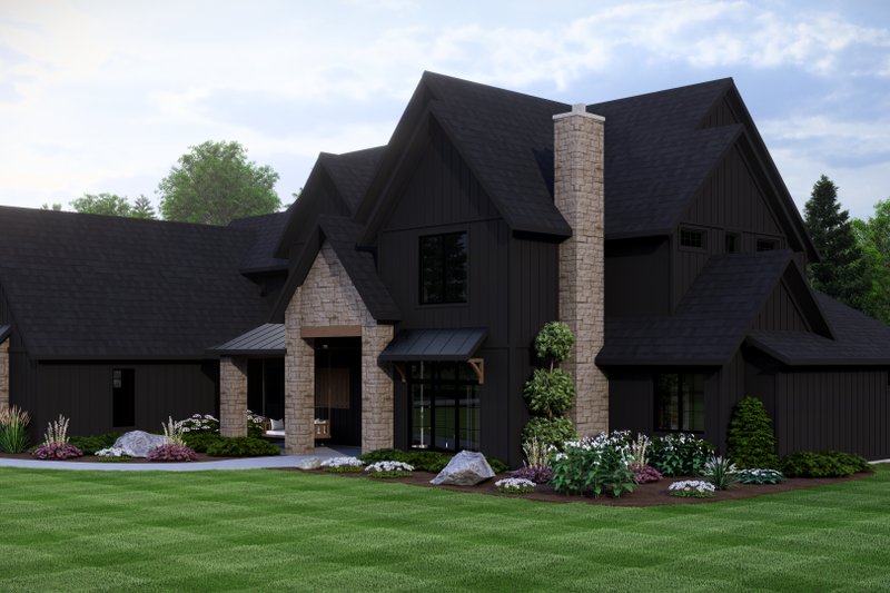 House Design - Exterior - Other Elevation for Farmhouse House Plan #1064-296 - 4 bed, 4.5 bath