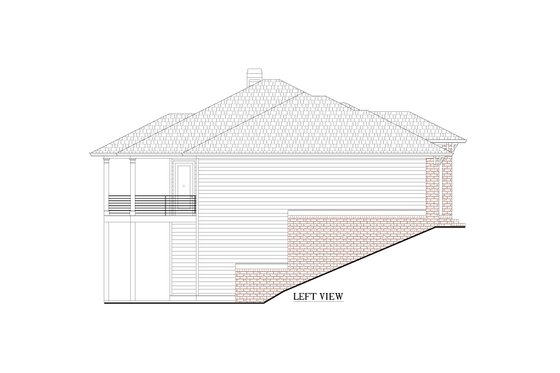 Exterior - Other Elevation 1 for Contemporary House Plan #437-136 - 4 bed, 4 bath