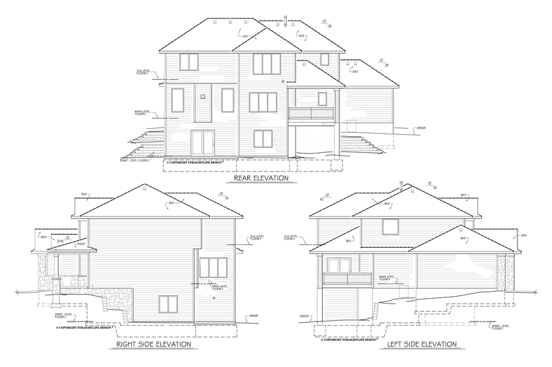 Architectural House Design - Exterior - Other Elevation 2 for Traditional House Plan #1122-21 - 3 bed, 3 bath