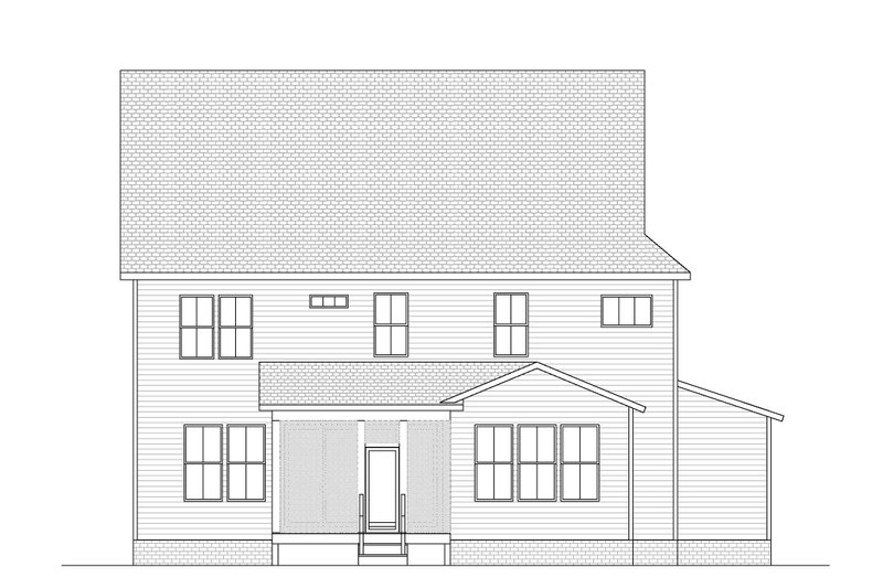 Dream House Plan - Exterior - Rear Elevation for Traditional House Plan #1080-2 - 5 bed, 4.5 bath