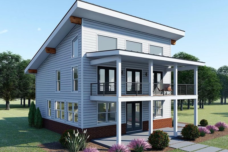 Home Plan - Exterior - Other Elevation 3 for Contemporary House Plan #932-1136 - 2 bed, 2 bath