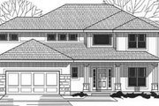 Traditional Style House Plan - 4 Beds 3 Baths 2582 Sq/Ft Plan #67-809 