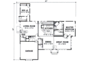 Modern Style House Plan - 3 Beds 3 Baths 2570 Sq/Ft Plan #67-344 