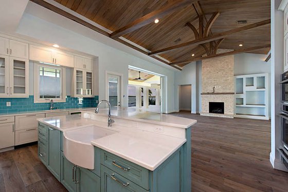 Interior - Kitchen 2 for Beach House Plan #548-33 - 3 bed, 4.5 bath