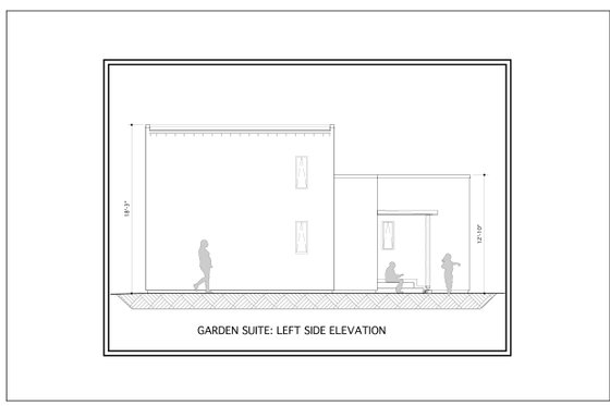 Exterior - Other Elevation 2 for Modern House Plan #905-7 - 1 bed, 1 bath