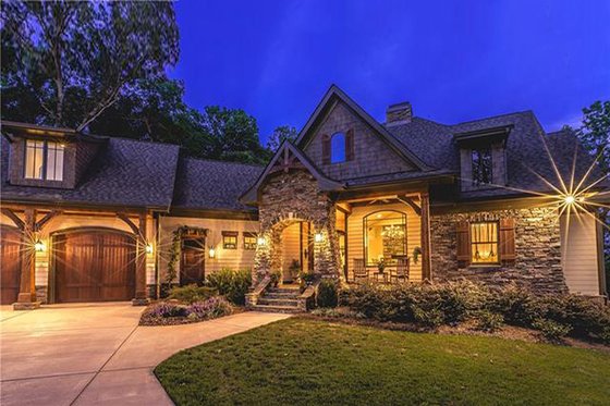 Exterior - Front Elevation 6 for Craftsman House Plan #120-184 - 4 bed, 3.5 bath