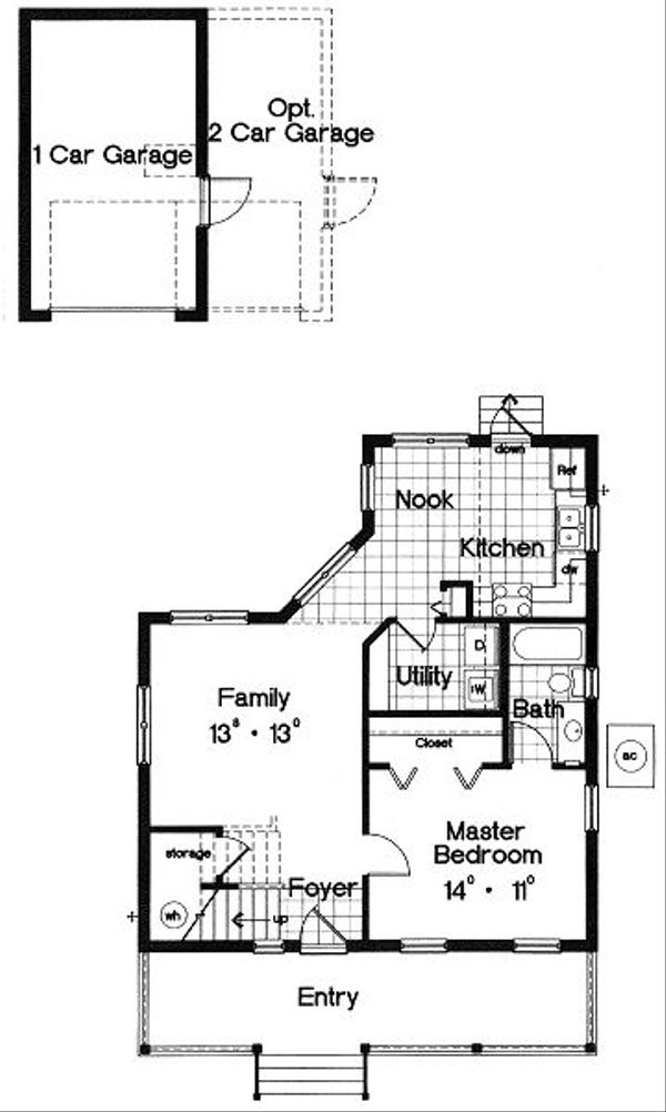 Farmhouse Floor Plan - Main Floor Plan #417-108