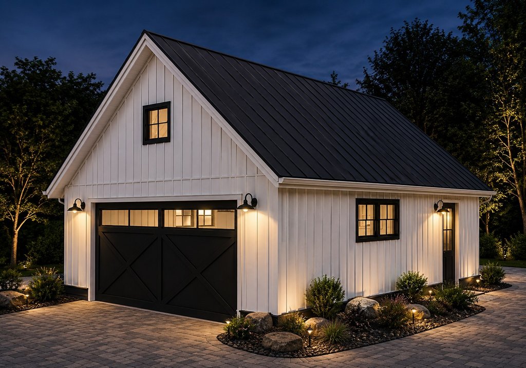 Exterior - Front Elevation 2 for Farmhouse House Plan #895-175, 0 bath