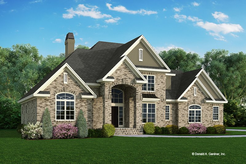 Architectural House Design - Traditional Exterior - Front Elevation Plan #929-341