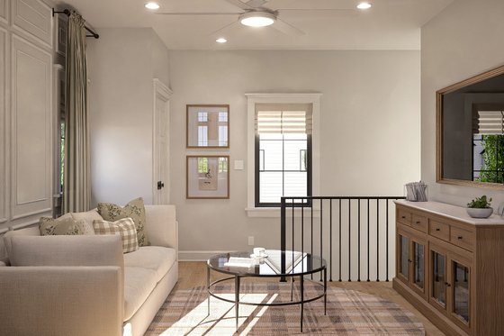 Interior - Family Room 2 for Cottage House Plan #455-550 - 1 bed, 1 bath