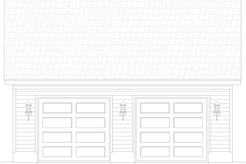 Architectural House Design - Exterior - Other Elevation 1 for Country House Plan #932-1199 - 2 bed, 2 bath