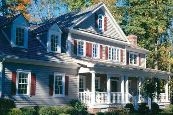 Exterior - Other Elevation 1 for Country House Plan #429-24 - 5 bed, 4 bath