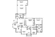 European Style House Plan - 3 Beds 4.5 Baths 3818 Sq/Ft Plan #81-611 